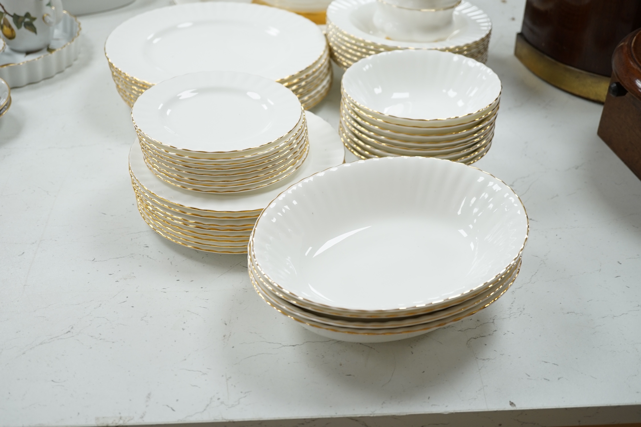 A Royal Albert ‘Val d'Or’ pattern dinner service